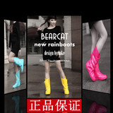 加厚新款bearcat雨鞋套 女新款时尚出口韩国 防滑防水 百搭雨靴套