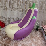 特价个性创意西皮茄子卧室可爱小户型单人可旋转懒人沙发电脑椅