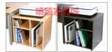 包邮2014新款简易便宜移动主机柜餐桌边柜移动柜书架报纸架存储柜