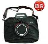 佳能 原装 EOS 单反相机 折叠包 购物袋 带红边背带 佳能赠品