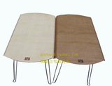 【MAC】小号平板折叠桌 弧形折叠桌 木面桌 餐桌 户外休闲烧烤桌