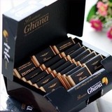新货90g韩国进口零食lotte乐天黑加纳黑巧克力盒装圣诞节礼品