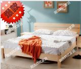 床特价实木双人床简约榻榻米实木床日式床架地台床松木床1.8米