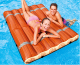 原装正品INTEX木筏双人浮排 充气浮床 水床 沙滩海滩垫 水上气垫