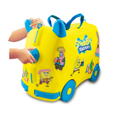 皮恩希正品 海绵宝宝行李箱 高盛儿童旅行箱 贝拉奇可坐骑玩具箱