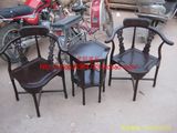非洲黄花梨小姐椅子三角椅子 咖啡椅 餐椅 客椅 红木实木明式家具