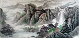 中国画山水画精品纯手工绘制四尺整张画芯未裱装饰礼品画物超所值