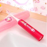 正品 韩国进口HELLO KITTY凯蒂猫粉色/红色3-8岁宝宝专用电动牙刷