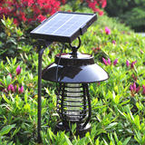 太阳能灭蚊灯户外灭蚊器家用LED室外可充电无辐射电击驱蚊灯防水