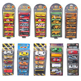 合金小汽车套装儿童警车110消防车轿车工程车模型玩具儿童玩具车