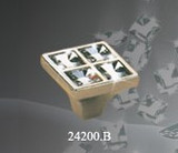 意大利迦南水晶拉手现代豪华水晶柜门拉手美式欧式方形拉手24200B