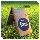 澳洲代购1kg包邮Oxfam ACO有机牛奶巧克力带可可豆95g