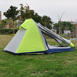 特价GSX品牌超轻防暴雨 野外露营用品 户外野营 单人双层铝杆帐篷