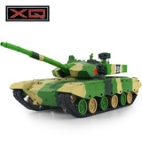 超大金属坦克战车可发射儿童玩具遥控车模可充电中国99B大战礼物