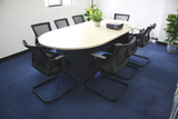 广州办公家具办公桌半圆形拼接会议桌洽谈桌小型培训桌会客桌讨论