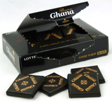 韩国进口 LOTTE乐天GHANA黑加纳巧克力90g盒装 加纳黑巧克力
