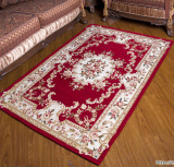 丽家地毯 双纱棉丝加厚地毯地垫120*180cm 卧室床边床头地毯 特价