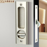 乐居室内推拉移门锁 不锈钢拉丝木门锁具 橱柜卫生间浴室锁