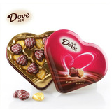 德芙巧克力礼盒装98g零食情人节圣诞礼盒送女友食品糖果特价包邮