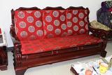 特价定做专业古典红木仿古家具绸缎餐椅坐垫沙发坐垫连坐连靠坐垫