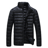 男式长袖棉衣 2015新款冬装加厚男式短款北京青年同款夹棉袄外套