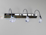 化妆台壁灯 简约现代LED水晶镜前灯不锈钢卫生间 防水防雾 灯具
