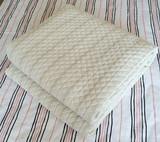 外贸出口日本原单 加密绗缝 棉麻单人床防滑褥垫学生床垫1*2.05米