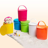 稻草屋家用清洁水桶加厚 玩具收纳桶脏衣 大号塑料水桶洗车桶带盖