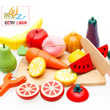 桶装切切看水果切切乐切水果蔬菜切切乐木磁性玩具过家家益智玩具