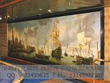 写字楼会议室背景墙大型壁画 威尼斯欧式艺术画 手绘古典风景油画