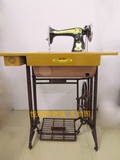 老式缝纫机 蝴蝶牌縫纫机 家用腳踏缝纫机(铸铁脚架，稍好台板）