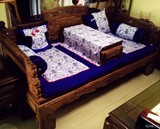 定制床上用品中式家居布艺木沙发坐垫扶手枕靠垫罗汉床垫沙发垫