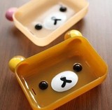 出口日本 卖疯轻松熊系列 创意时尚旅行 肥皂盒 香皂盒/收纳盒