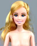 芭比娃娃头不含身体生日蛋糕模具烘焙婚纱服装设计可儿芭芘配16G