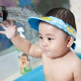 正品马博士洗头帽宝宝洗发帽婴儿童洗澡帽理发帽可调节加厚洗浴帽