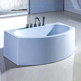 1.6米半边圆落地浴缸 异形压亚克力一体缸泡澡缸洗澡缸 8160