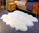 澳洲纯羊毛地毯客厅卧室整张羊皮地毯茶几地垫欧式羊毛毯床毯床垫