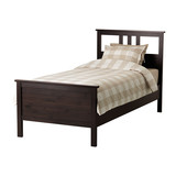 上海宜家家居代购 IKEA汉尼斯单人实木床架1.2米卧室客房乡村正品