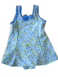 包邮出口外贸原单裙式连体女童儿童游泳衣女宝宝泳衣原价1999日元