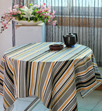 时尚条纹桌布餐桌布餐桌茶几桌旗台布椅套布艺特价盖布可定做尺寸