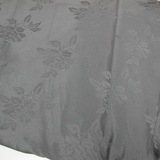 外贸涤纶布艺桌布 直径300cm圆形 纯色大提花 白黑2色 餐厅专用