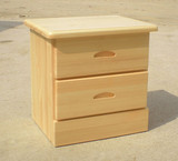 包邮全实木松木床头柜 简约实木柜 小柜子 松木柜 松木白色定做