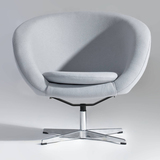 休闲椅椅子沙发椅真皮椅不锈钢半圆椅布椅简约时尚椅CH9107