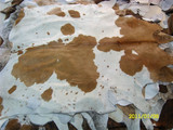 原张珍稀天然啡白奶牛毛皮地毯 纯美地毡 进口奶牛皮37.25英尺