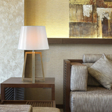 原木质创意台灯 卧室床头灯具可调光简约现代北欧宜家水曲柳台灯