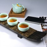 恒福青瓷 越窑古意 商务休闲时尚 一壶三杯茶具组