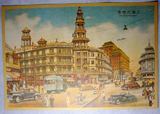 民国时期老上海大世界月份牌画报宣传画广告画怀旧复古海报