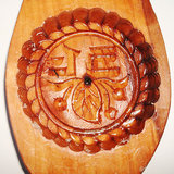 山西特色 中秋 月饼 传统月饼模具 木质月饼模具 4头五仁月饼模