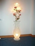 创意花瓶编织藤艺落地灯沙发转角灯灯饰灯具田园风格台灯风格