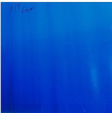 纯蓝色单面薄背景纸 水族箱背景画 鱼缸造景壁纸 高50厘米背景图